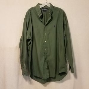 Ralph Lauren blake olive dress shirt